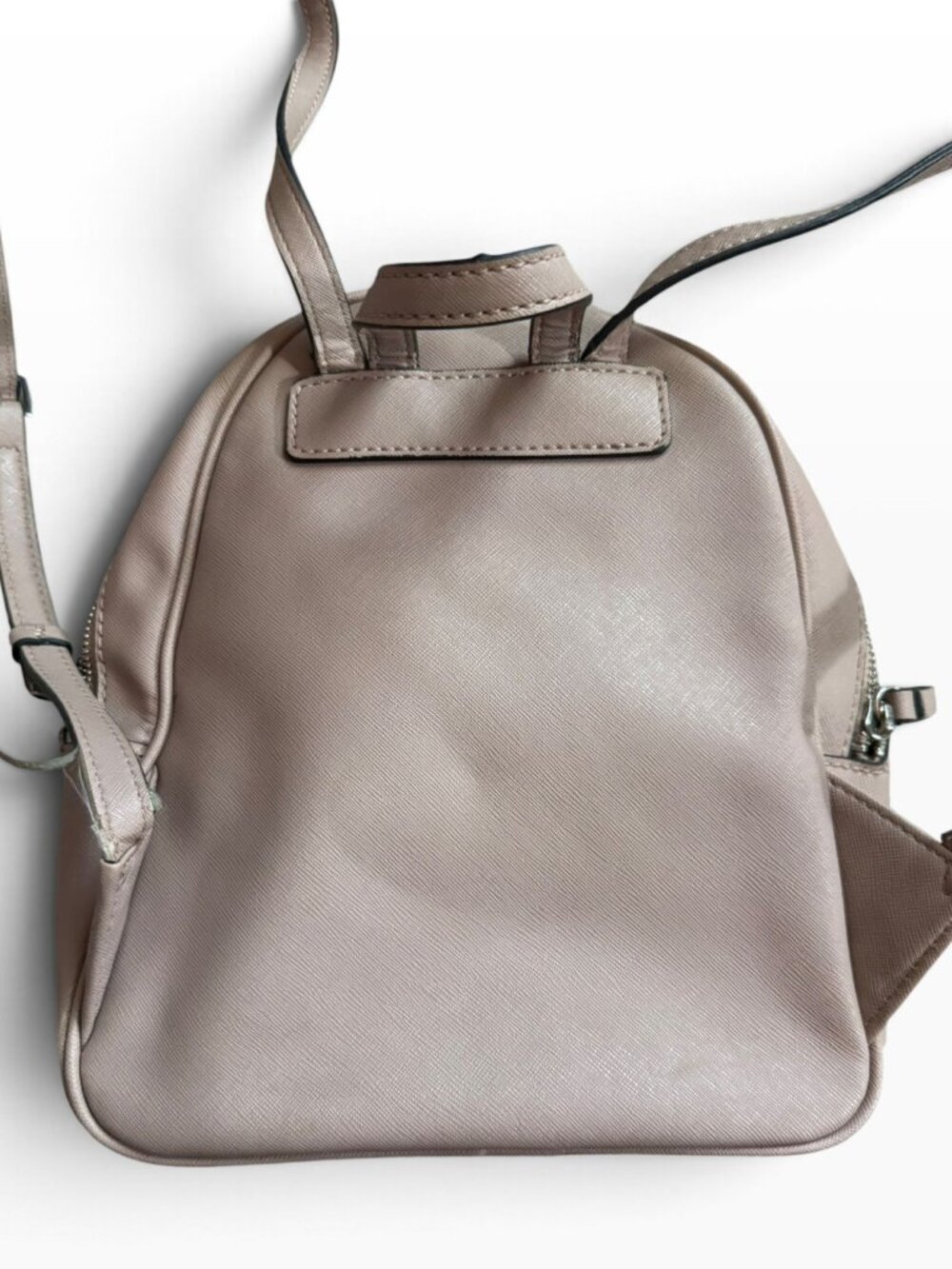 GUESS Women's Blush Pink Mini Backpack Logo Saffiano PVC Adjustable Straps - Picture 10 of 10